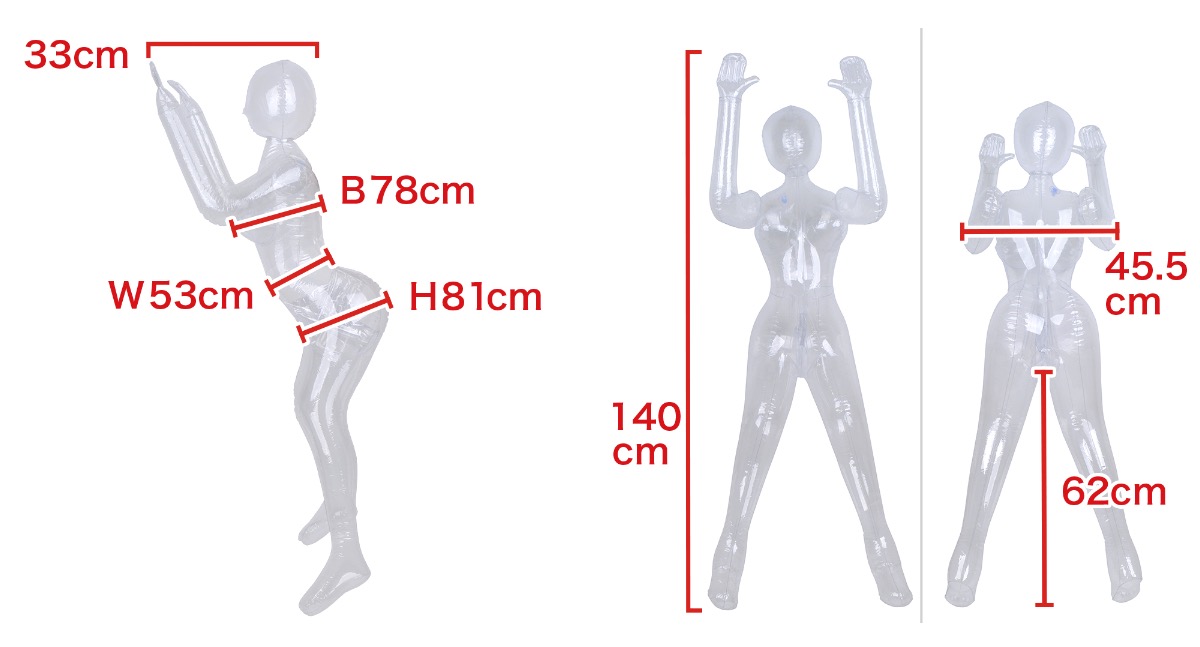 ラブボディ「Coco(ココ)」のサイズ感はリアル女性サイズ!