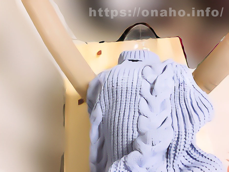 童貞を殺すニットで正常位疑似セックス