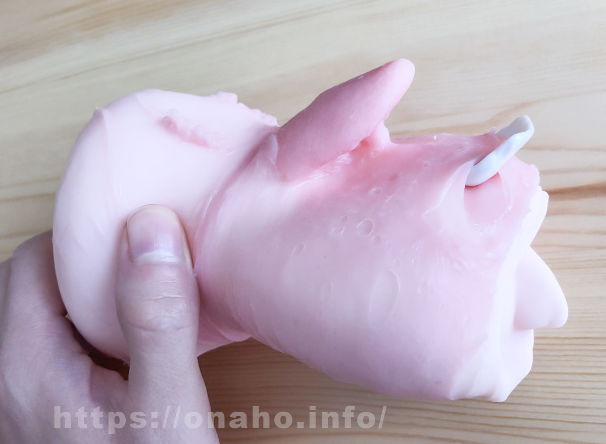 真実の口の粘膜感がわかる写真