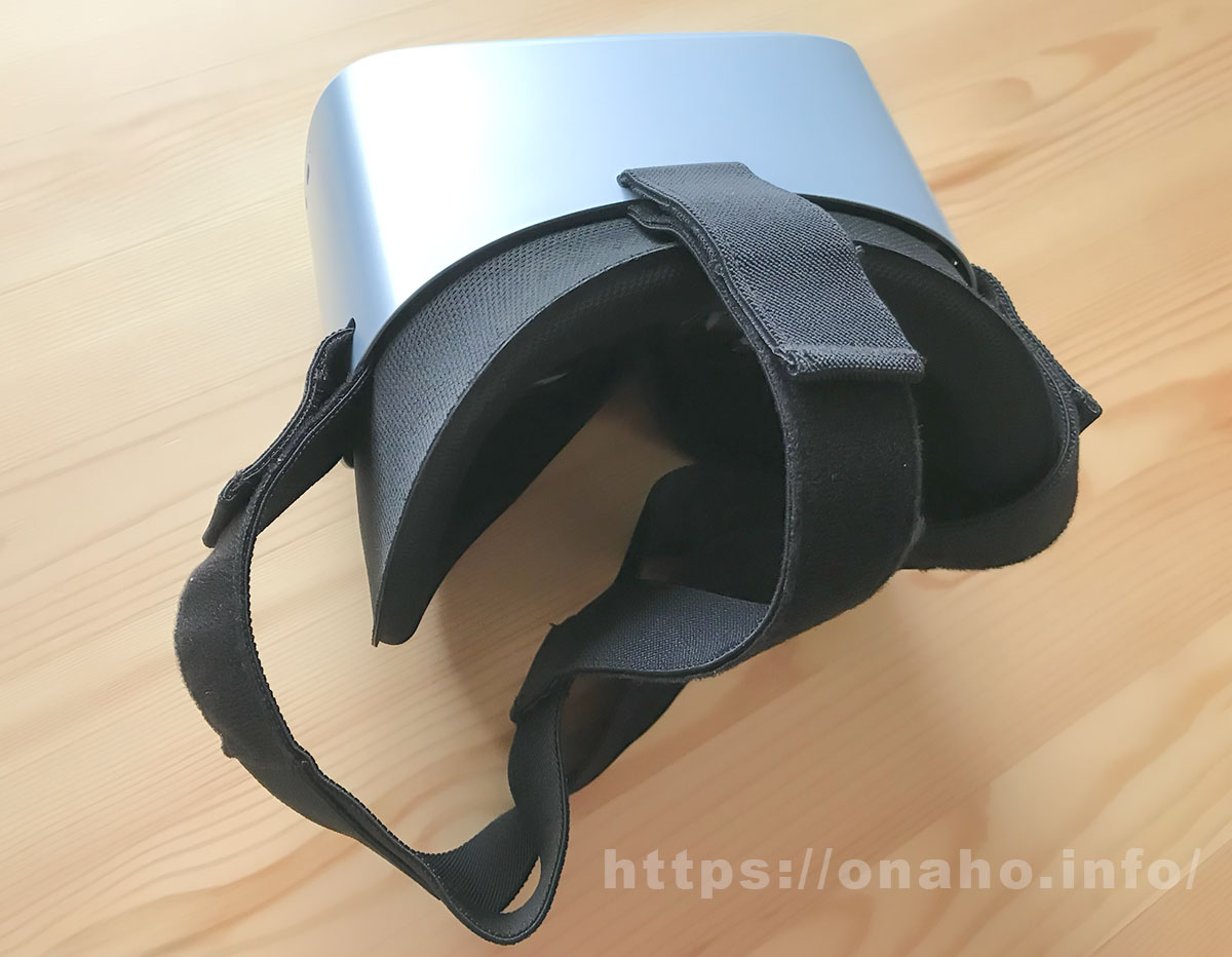 SKYWORTH 4D PRO-802の顔に当たる装着部分の写真